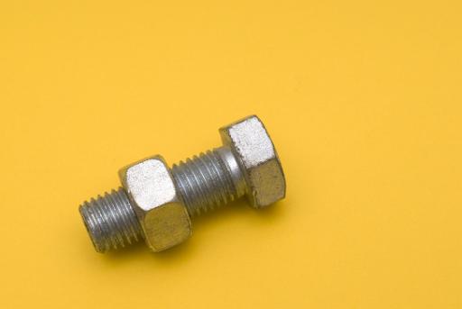 nut and bolt fitted together