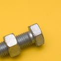 nut and bolt fitted together
