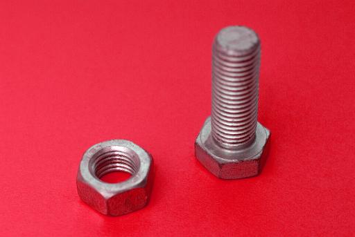 nut and bolt apart