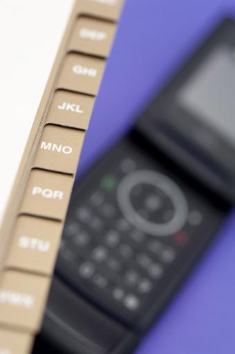mobile phone and contacts book