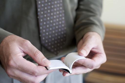 reading a tiny book