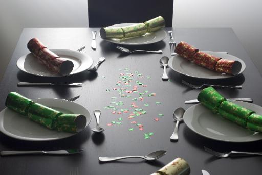 christmas dinner table