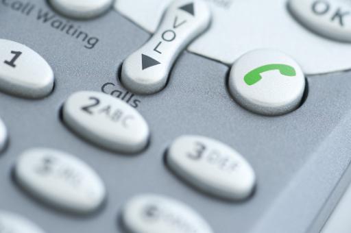 telephone control buittons