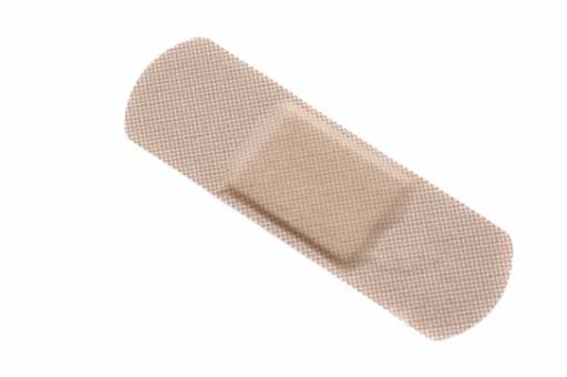 sticking plaster or band-aid