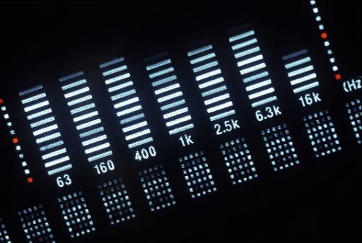 spectrum analyser display