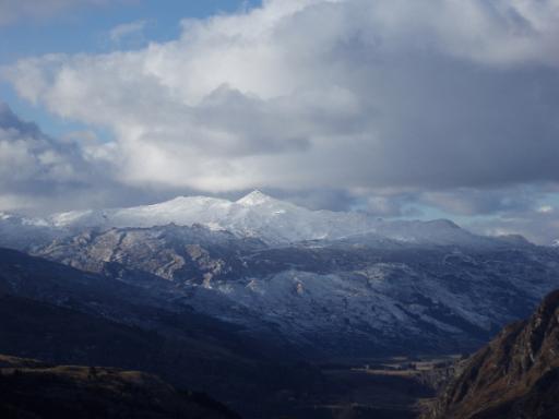 snow covered coronet peak
